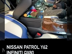 Αφιερωμένος armrest ΙΣΟΤΙΜΊΑΣ περιπόλου y62 αυξημένο πλαστικό μαύρο εσωτερικό Armrest αυτοκινήτων